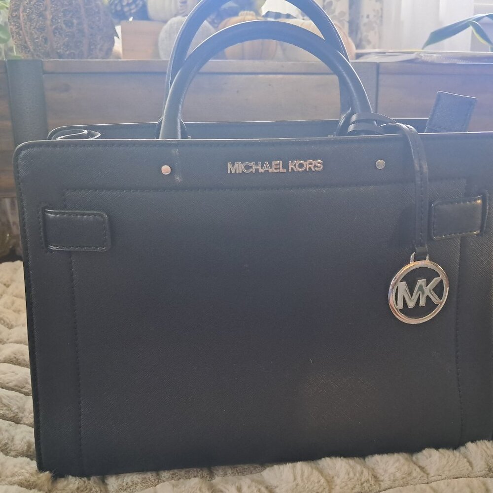 NWT Michael Kors Purse Rayne Satchel black